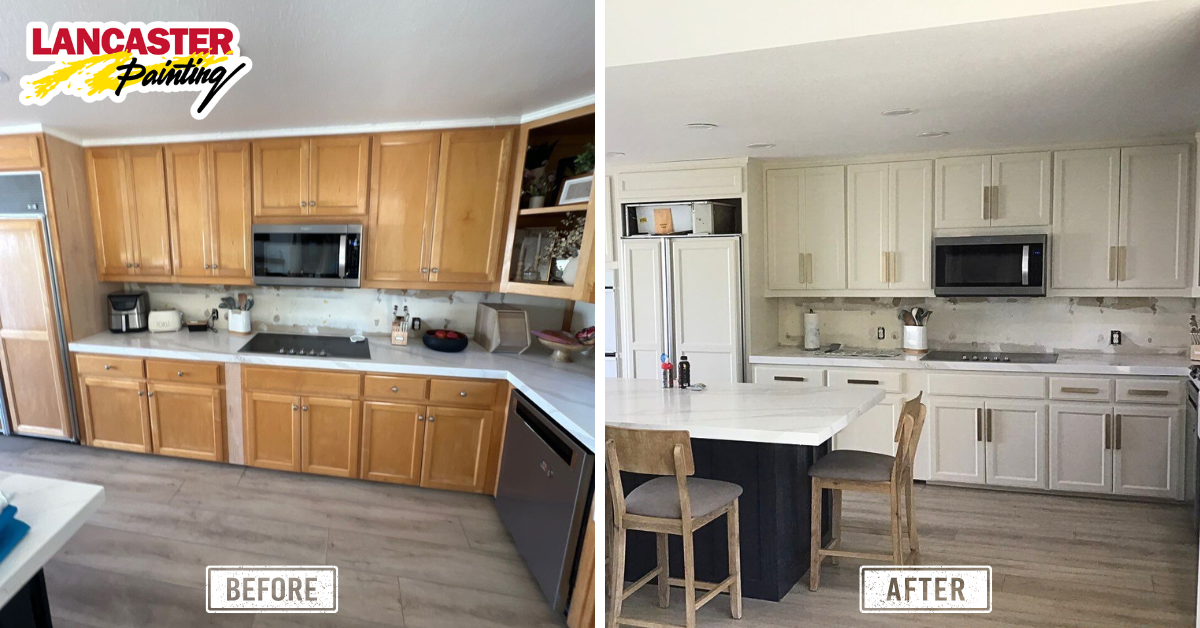 Kitchen cabinet before and after 